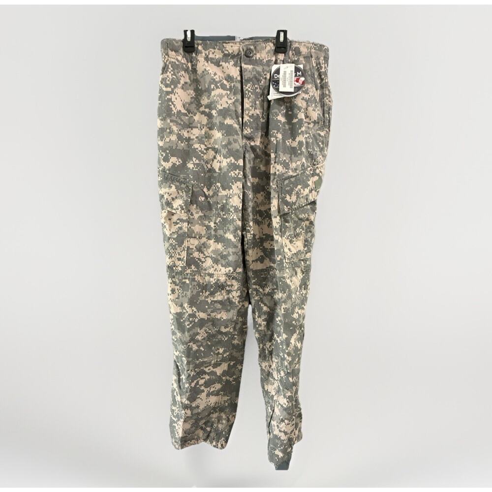 US Military Defender M FR Camo Pants Men Green Digital Combat Medium Regular NWT